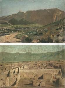 Vue De Capri; Et Vue De Pompei