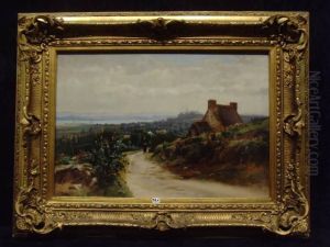 Blick Aufavignon by Paul Jean Marie Sain