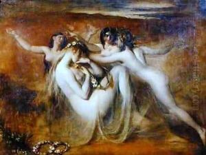 Sabrina and her Nymphs by William Etty