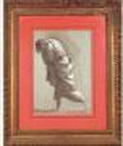 Etude D'un Homme Drape Vu De Profil by Jean-Pierre Saint-Ours