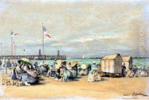La Plage A Trouville La Plage A Trouville