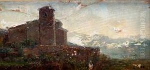 Castillo De Argueso by Casimiro Sainz Y Sainz