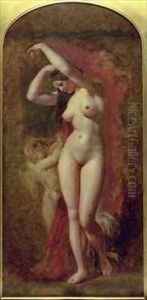 Venus and Cupid 3 by William Etty