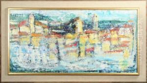 Stadsbild, Signerad by Emilio Sala y Frances
