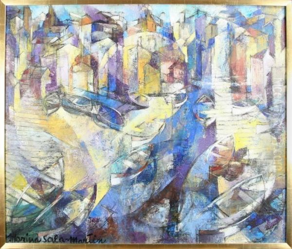Stadsvy Med Hamn - view 1