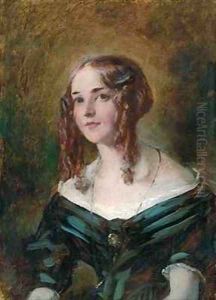 Girl in a Green Dress by William Etty
