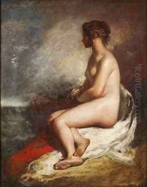 Study of a Seated Nude - view 1