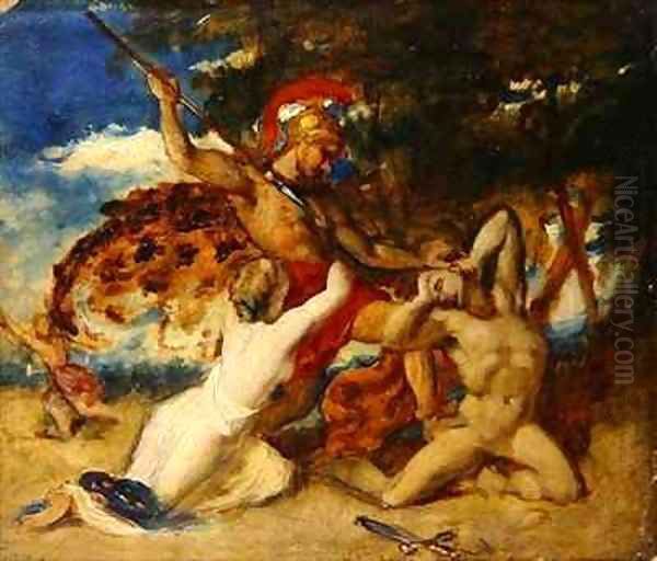 Mercy interceding for the Vanquished - view 1