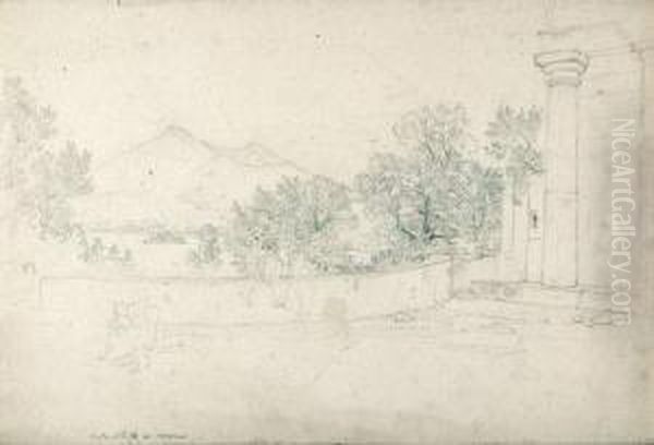 Der Vesuv Von Castellamare Di Stabia Aus Gesehen. - view 1