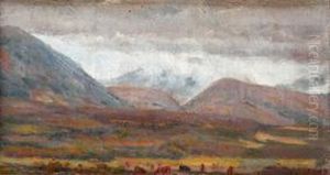 Montanas Con Bruma by Manuel Salces y Gutierrez