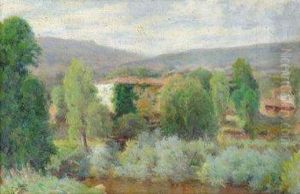 Paisaje Con Casas Paisaje Con Casas