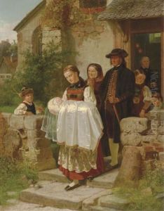 Coming Home From The Christening by Hubert Salentin