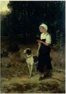 Jeune Fille Et Son Chien