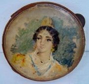 Ritratto Di Spagnola by Agustin Salinas Y Teruel