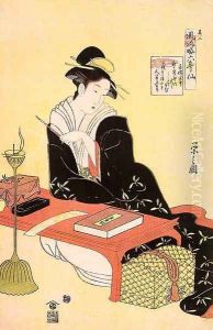 Kisen Hoshi, from the series "Six Immortal Poets" 1793-94
