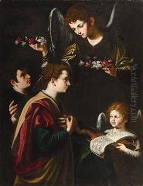Incoronazione Dei Santi Cecilia E Valeriano - view 1