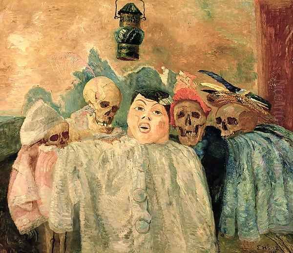 Pierrot and Skeletons, 1907 - view 1