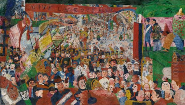 Christ's Triumphant Entry into Brussels, 1888 - view 1
