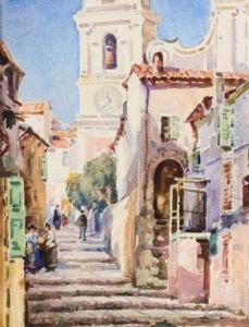 Ruelle A Saint Tropez. by Fernand Salkin