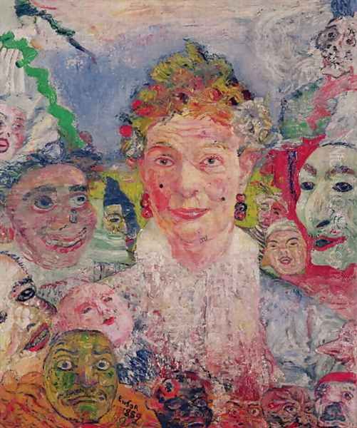 Old Woman with Masks, 1889 - view 1