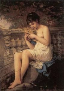Young Classical Beauty by Jules Salles-Wagner
