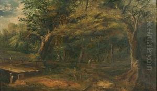 The Path Through The Wood, Near Windsor - view 1