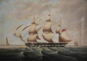 A Frigate In Three Positions A Frigate In Three Positions