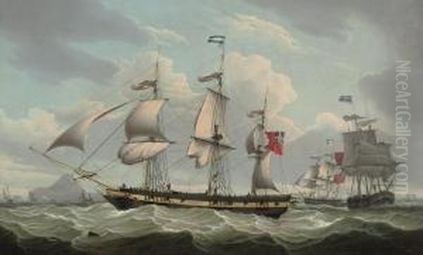 Ships Of The Gladstone & Company Fleet, Possibly Off Hongkong - view 1