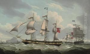 Ships Of The Gladstone &amp; Company Fleet, Possibly Off Hongkong by Robert Salmon