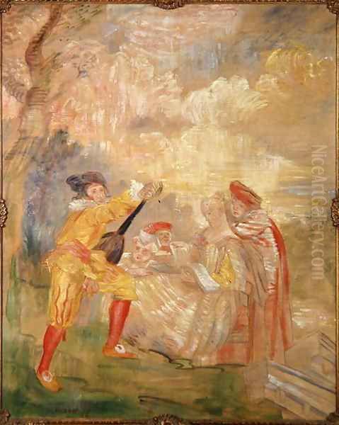 The Music Lesson after Watteau, 1882 - view 1