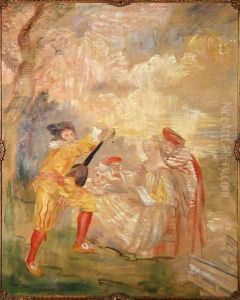 The Music Lesson after Watteau, 1882
