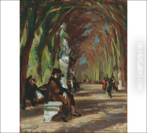 In The Versailles Gardens by Santeri Salokivi