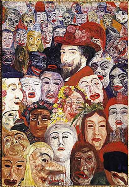 My Portrait Surrounded by Masks, 1899 - view 1