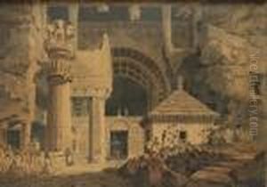 Ancient Excavations At Carli, India, By D.havell, From by Henry Salt