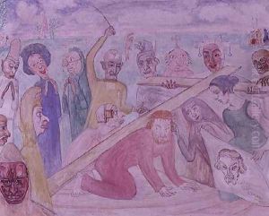 La Montee Au Calvaire - The Road to Calvary, 1924
