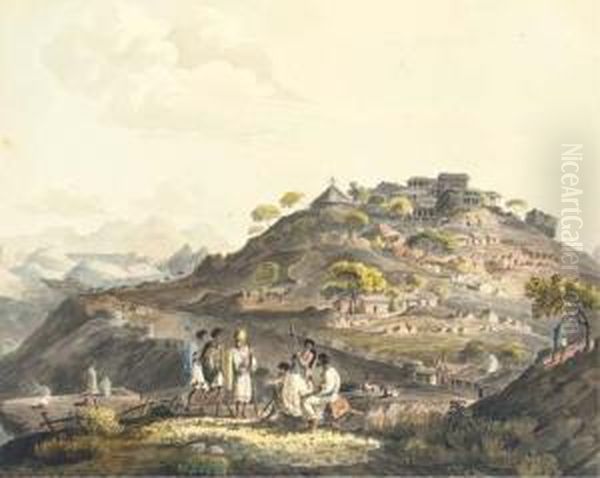 Town Of Dixan In Abyssinia - view 1