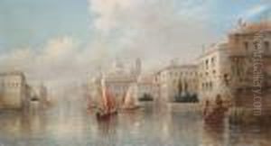 A Pair Of Venetian Capriccio Scenes by James Salt
