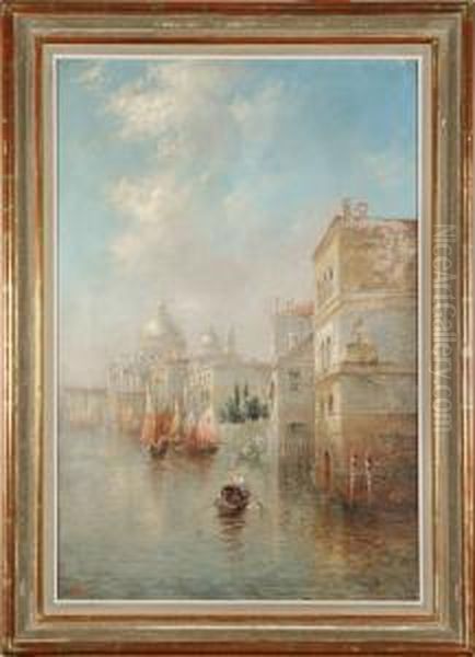 Motiv Fran Venedig, Signerad J Salt - view 1
