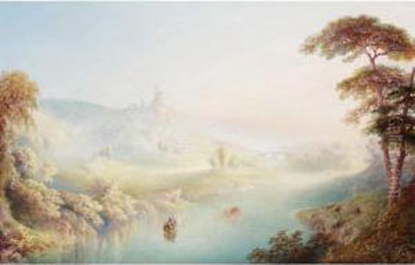 Moonlit Riverscape - view 1