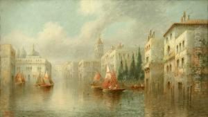 A Venetian Canal Scene