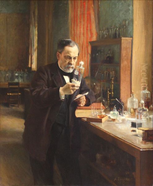 Portrait of Louis Pasteur 1885 by Albert Edelfelt