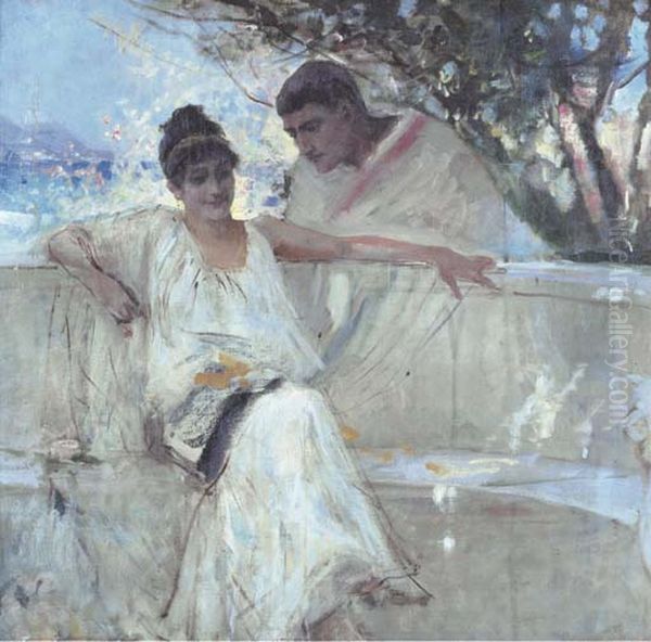 Horace and Lydia (study) - view 1
