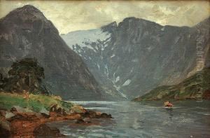 Pejzaz by Carl Saltzmann