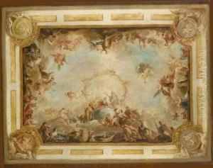 L'apotheose D'hadrien: Projet Pour Le Plafond Du Palais Royal Demadrid