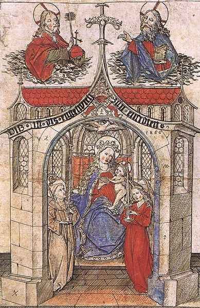 The Small Virgin of Einsiedeln 1466 - view 1