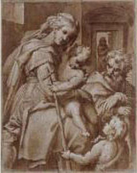 La Sainte Famille Et Saint Jean-baptiste - view 1