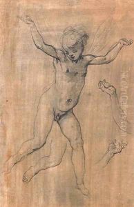An angel in flight by (Jacopo Chimenti) Empoli