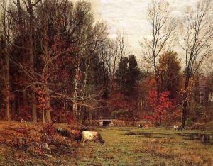 Cattle Grazing by John Joseph Enneking
