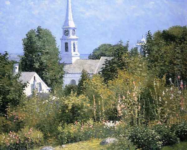 Hollyhocks Garden, Mystic, Connecticut - view 1