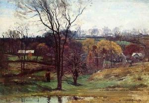 A Late Afternoon Walk by John Joseph Enneking